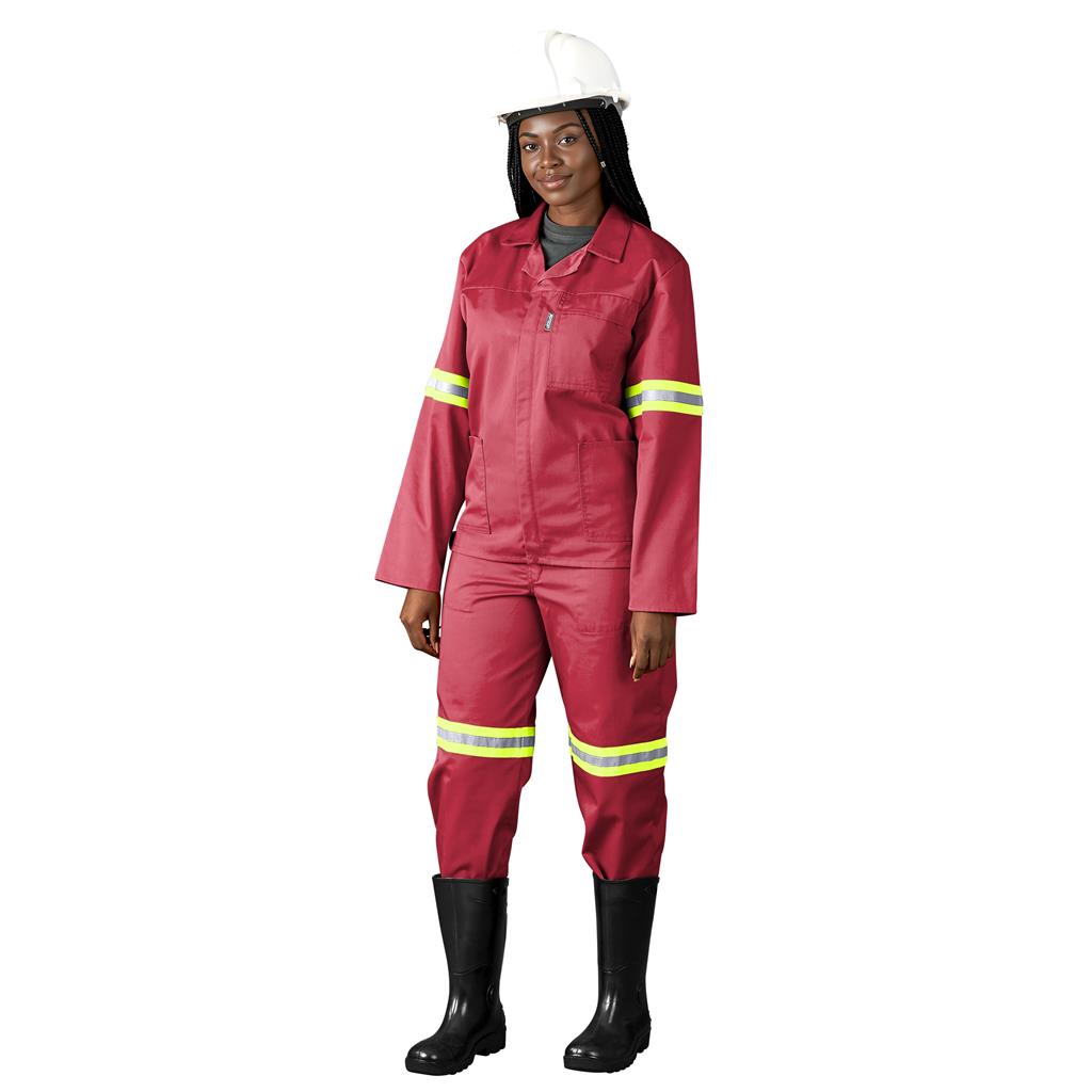 Trade Polycotton Conti Suit - Reflective Arms &Amp; Legs - Yellow Tape - Image 8