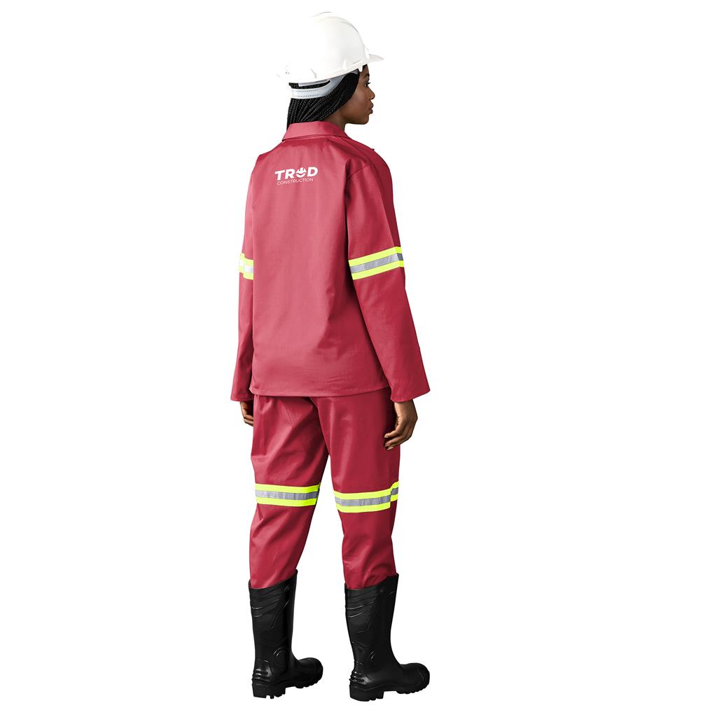 Trade Polycotton Conti Suit - Reflective Arms &Amp; Legs - Yellow Tape - Image 5