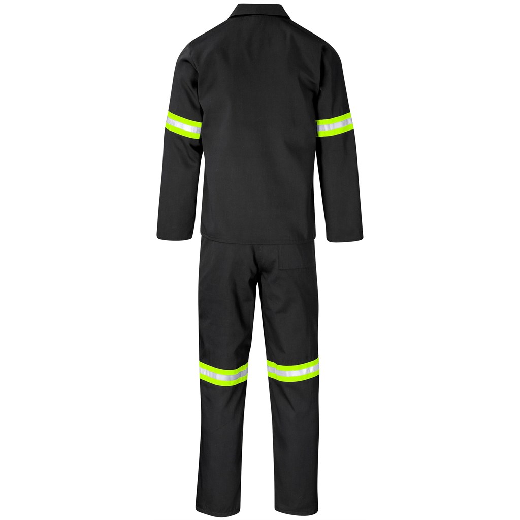 Trade Polycotton Conti Suit - Reflective Arms &Amp; Legs - Yellow Tape - Image 17