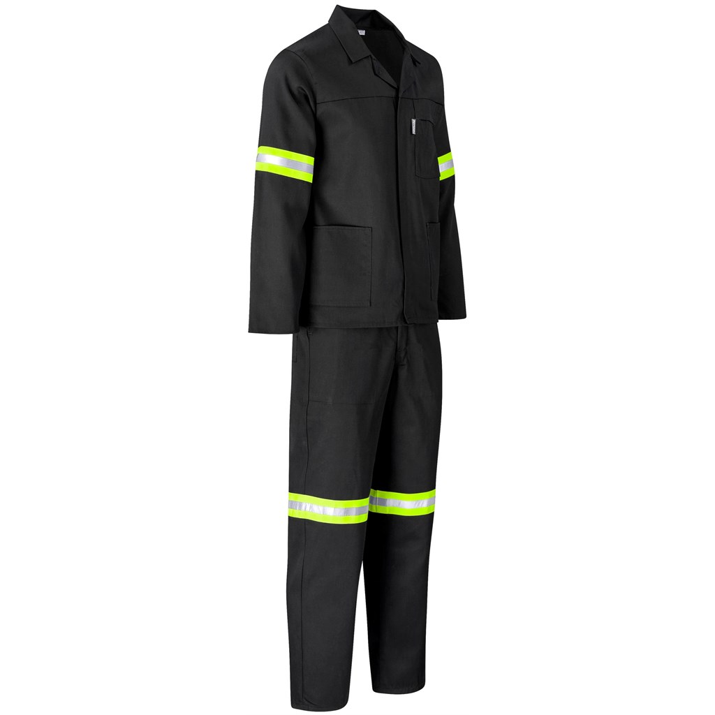 Trade Polycotton Conti Suit - Reflective Arms &Amp; Legs - Yellow Tape - Image 16
