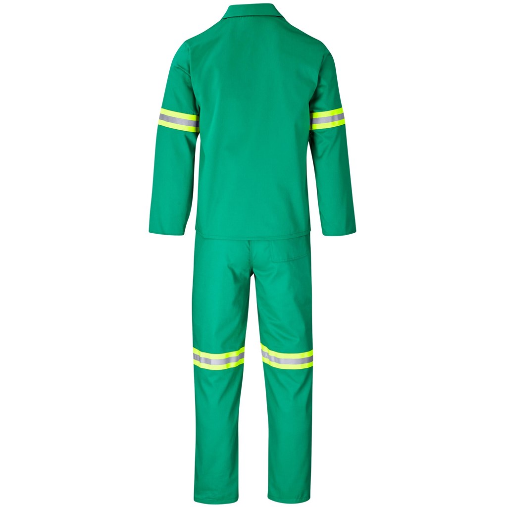 Trade Polycotton Conti Suit - Reflective Arms &Amp; Legs - Yellow Tape - Image 18