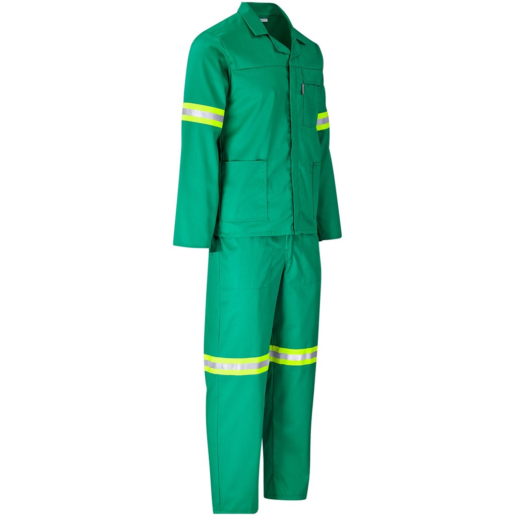 Trade Polycotton Conti Suit - Reflective Arms &Amp; Legs - Yellow Tape - Image 19