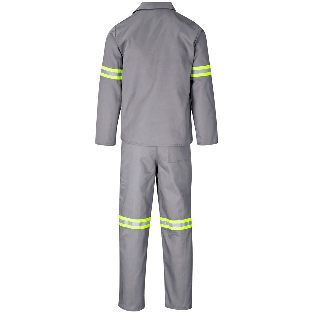 Trade Polycotton Conti Suit - Reflective Arms &Amp; Legs - Yellow Tape - Image 21
