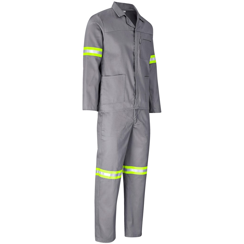 Trade Polycotton Conti Suit - Reflective Arms &Amp; Legs - Yellow Tape - Image 20