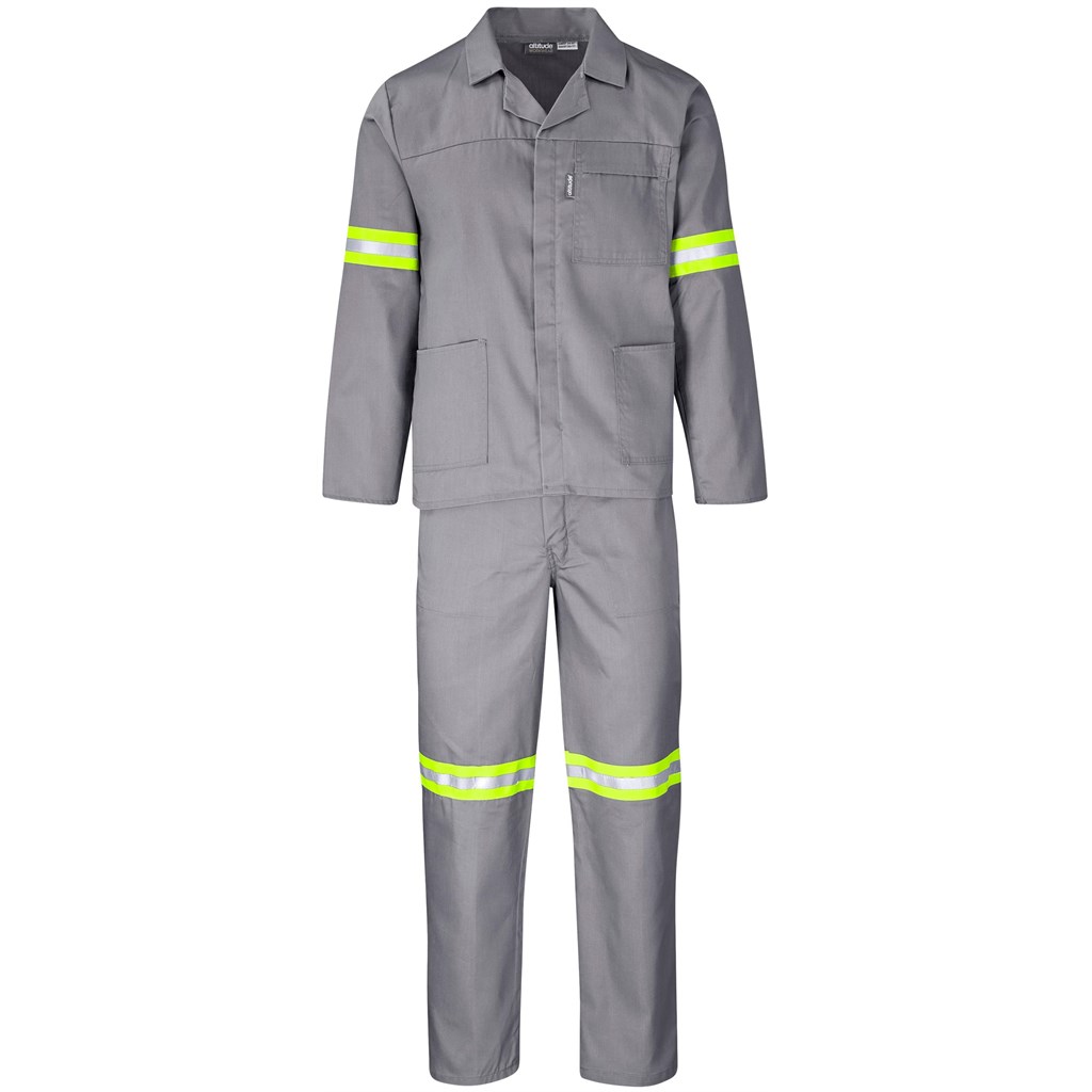Trade Polycotton Conti Suit - Reflective Arms &Amp; Legs - Yellow Tape - Image 37