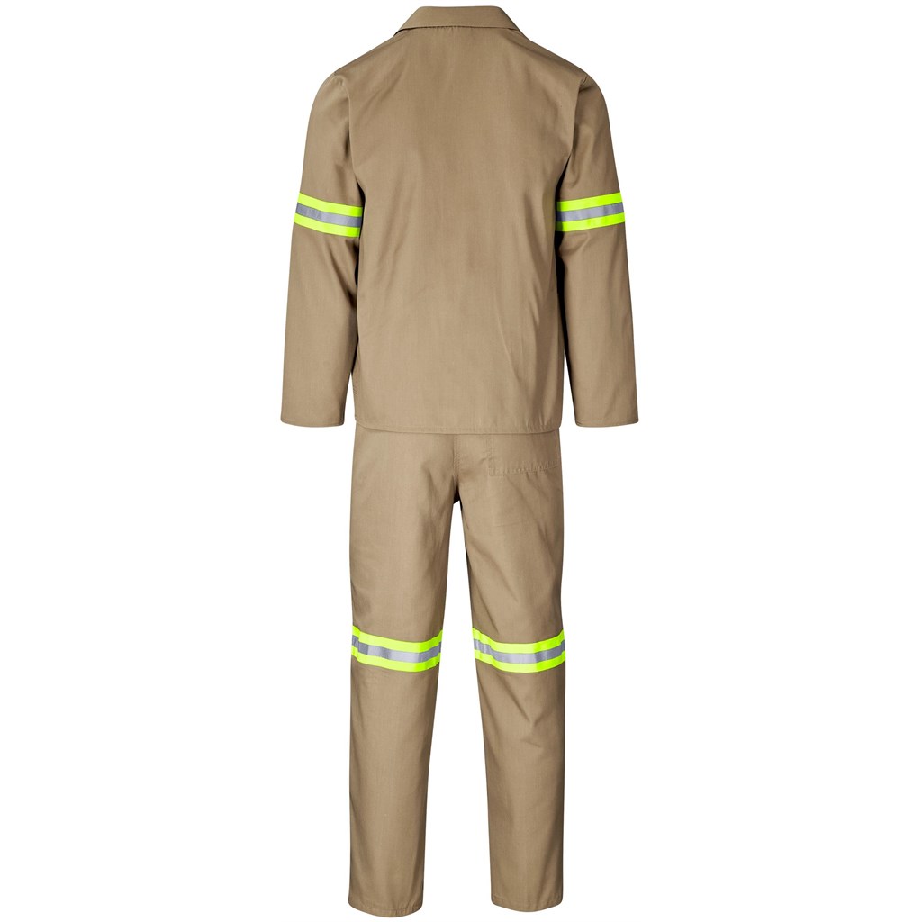 Trade Polycotton Conti Suit - Reflective Arms &Amp; Legs - Yellow Tape - Image 23