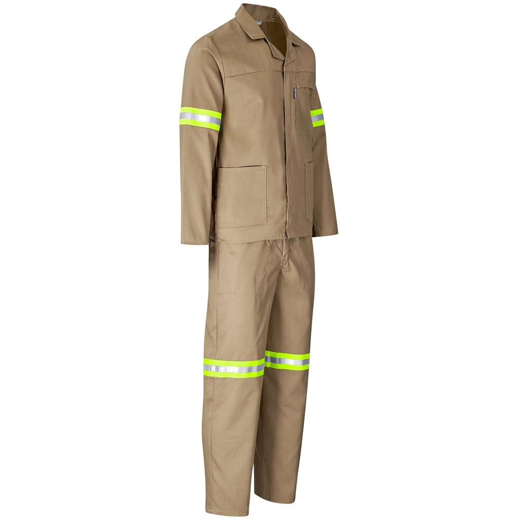 Trade Polycotton Conti Suit - Reflective Arms &Amp; Legs - Yellow Tape - Image 22