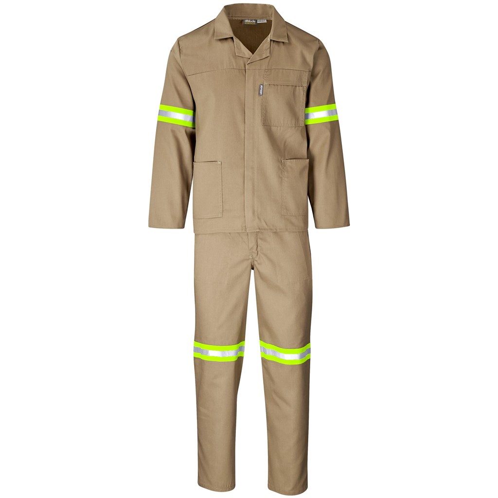 Trade Polycotton Conti Suit - Reflective Arms &Amp; Legs - Yellow Tape - Image 38
