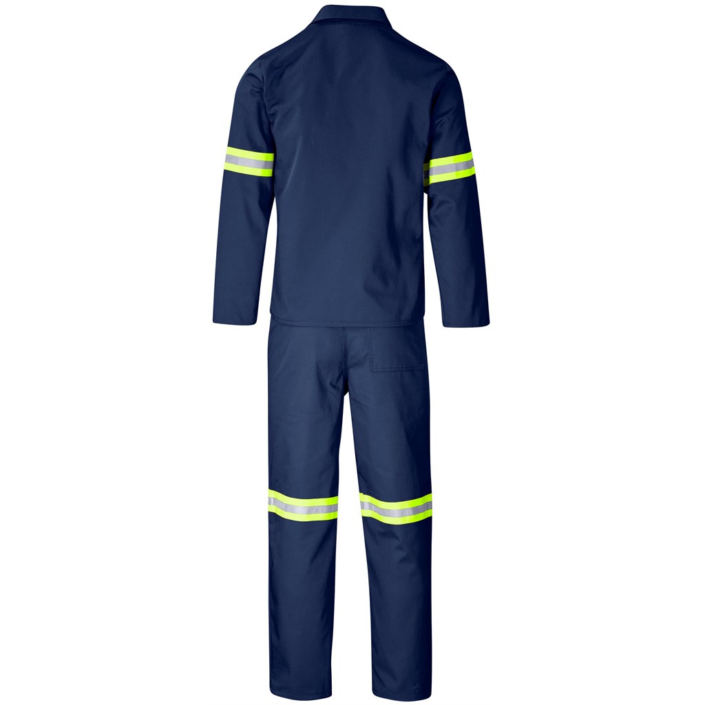 Trade Polycotton Conti Suit - Reflective Arms &Amp; Legs - Yellow Tape - Image 25