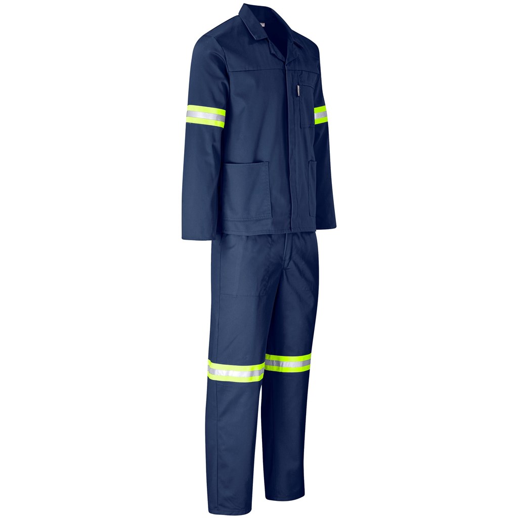 Trade Polycotton Conti Suit - Reflective Arms &Amp; Legs - Yellow Tape - Image 24