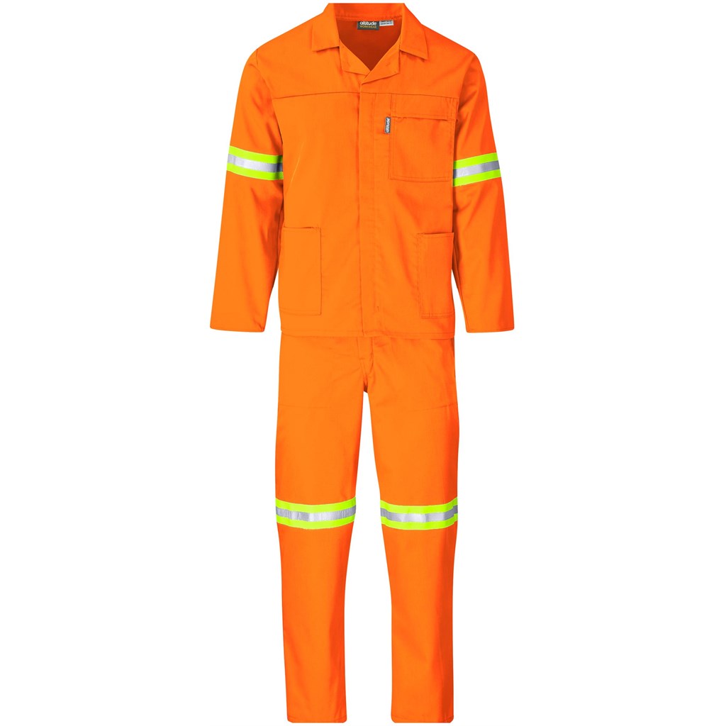Trade Polycotton Conti Suit - Reflective Arms &Amp; Legs - Yellow Tape - Image 40
