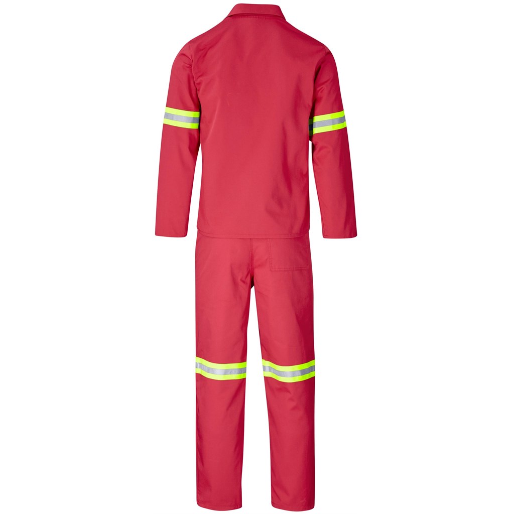 Trade Polycotton Conti Suit - Reflective Arms &Amp; Legs - Yellow Tape - Image 28
