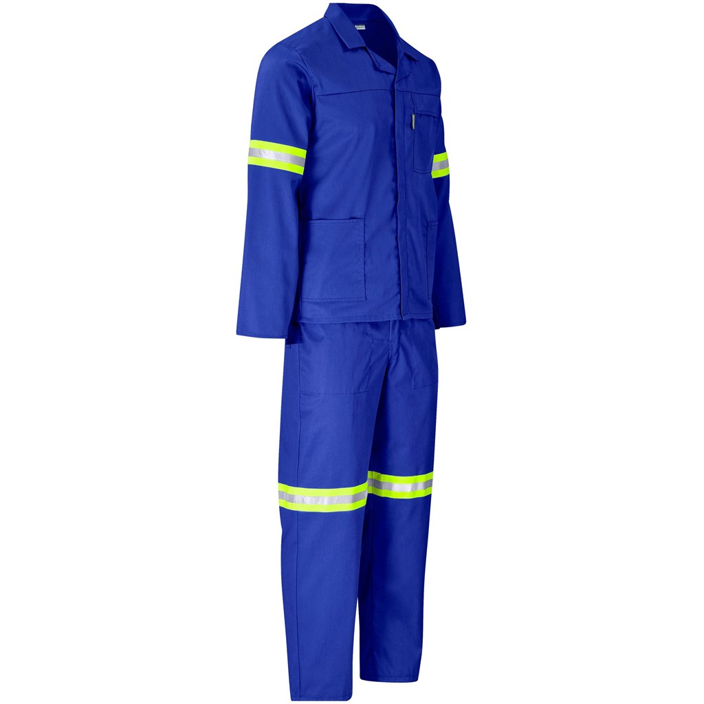 Trade Polycotton Conti Suit - Reflective Arms &Amp; Legs - Yellow Tape - Image 30