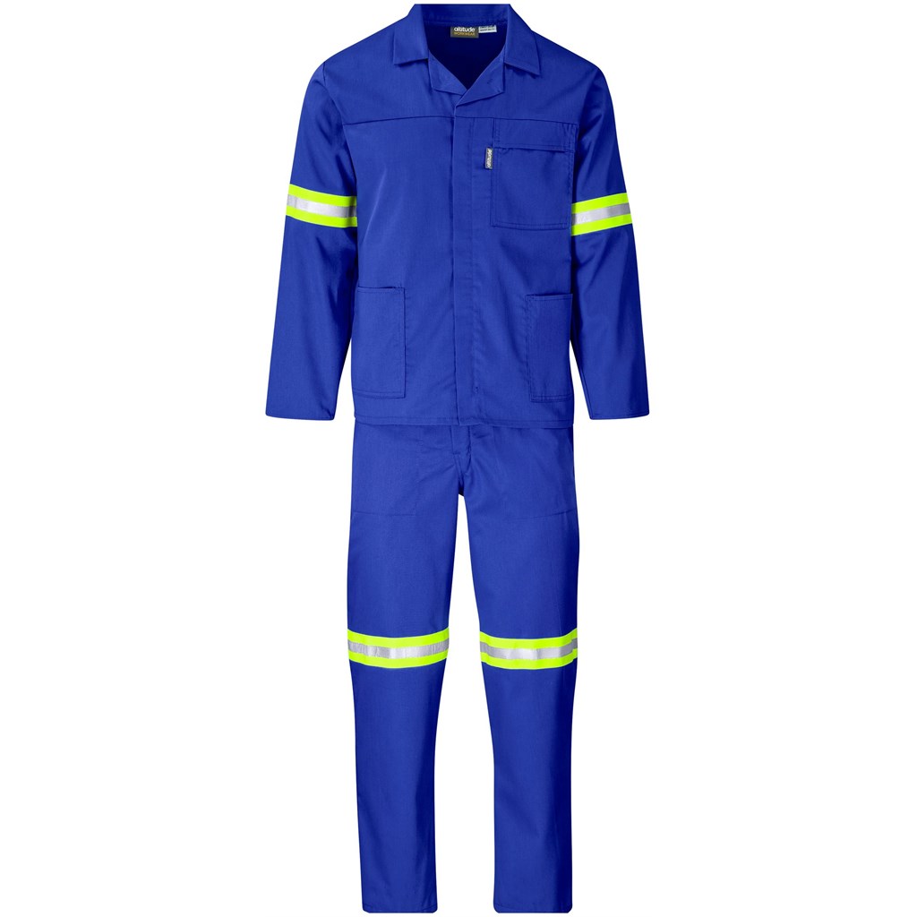 Trade Polycotton Conti Suit - Reflective Arms &Amp; Legs - Yellow Tape - Image 42