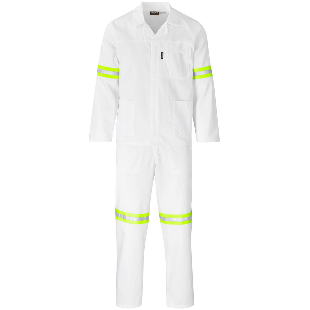 Trade Polycotton Conti Suit - Reflective Arms &Amp; Legs - Yellow Tape - Image 43