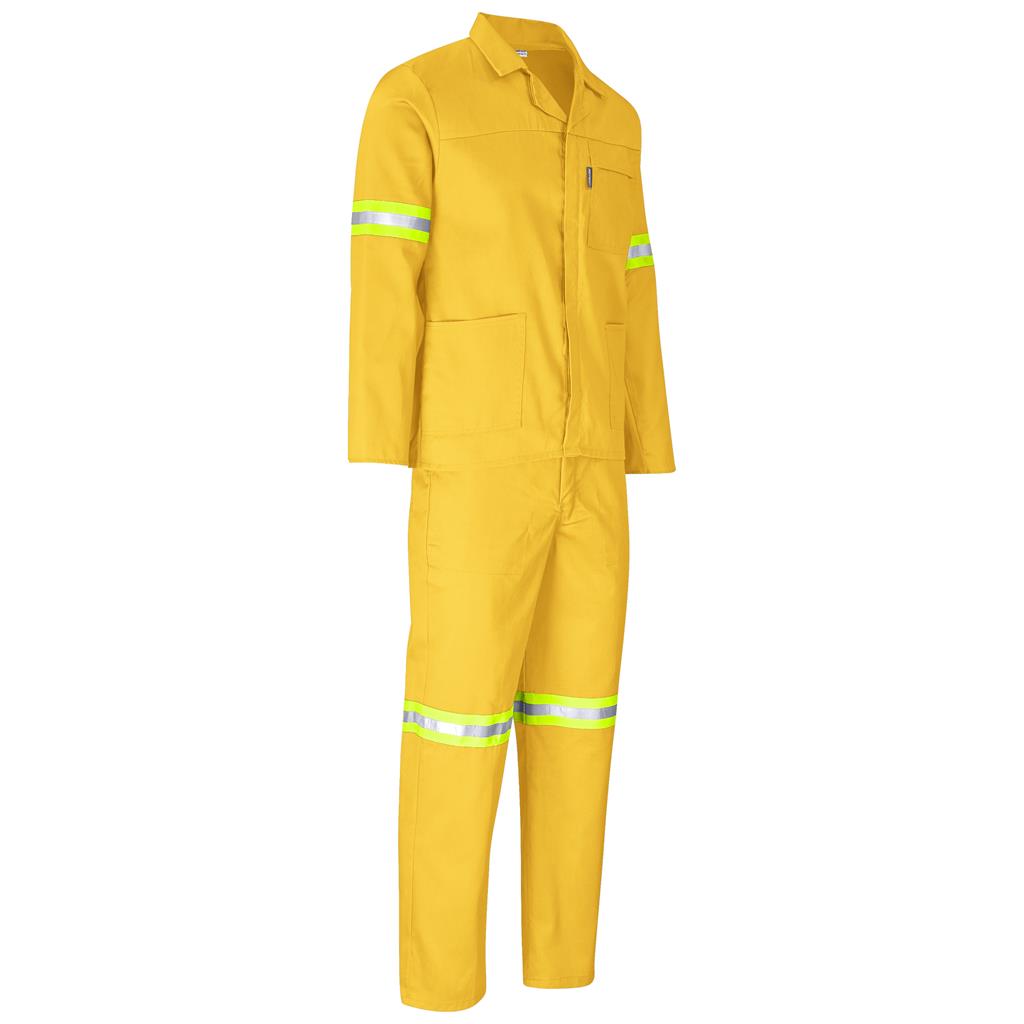 Trade Polycotton Conti Suit - Reflective Arms &Amp; Legs - Yellow Tape - Image 35