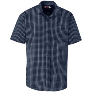 Mens Short Sleeve Aston Shirt - Navy