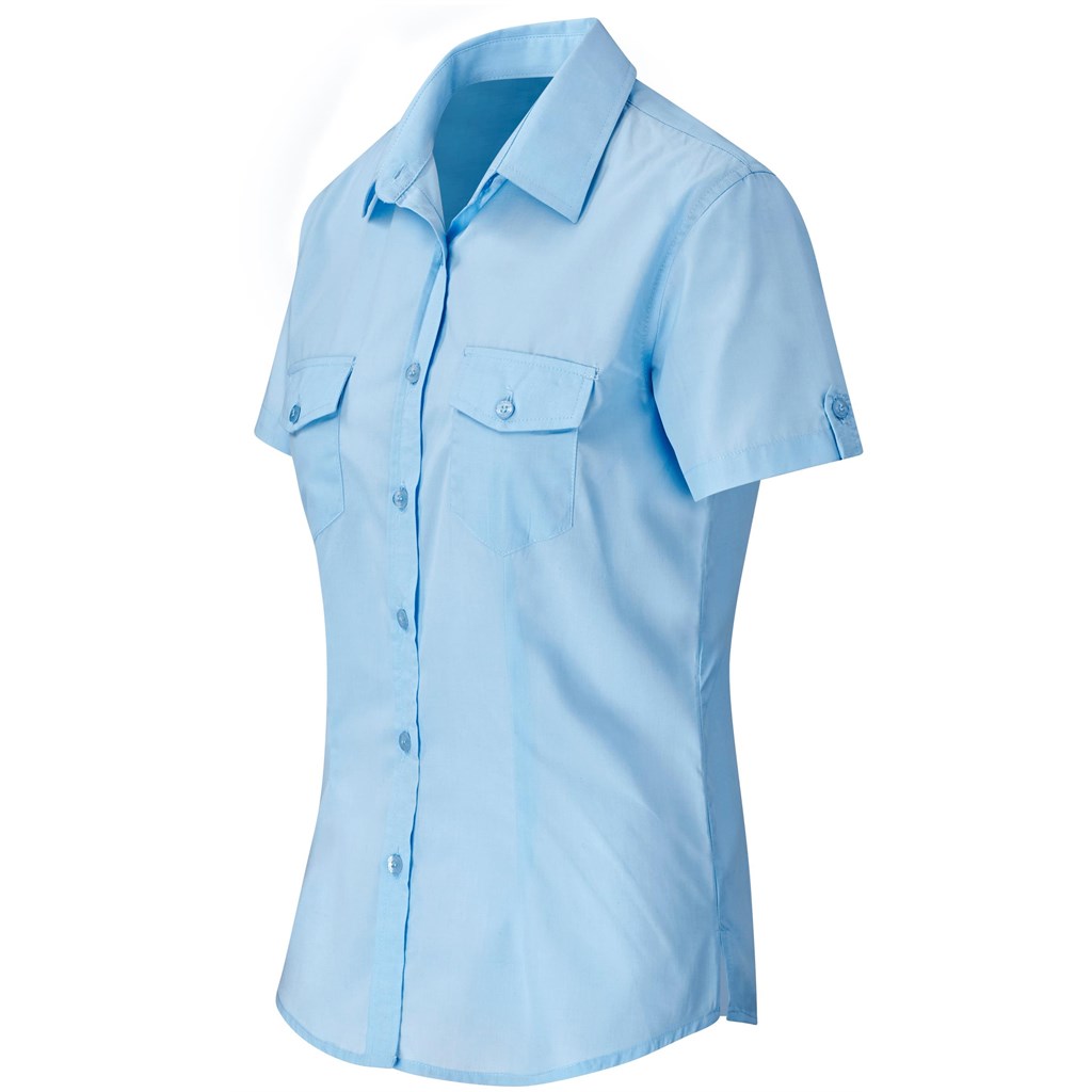 Ladies Short Sleeve Kensington Shirt - Image 10