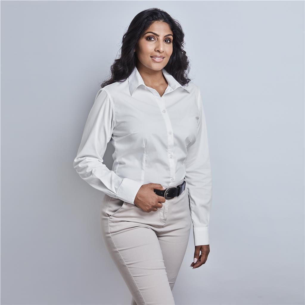Ladies Long Sleeve Sheffield Stretch Shirt - Image 9