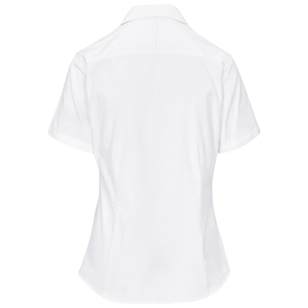 Ladies Short Sleeve Brushed Cotton Twill Moderna Shirt - Image 11