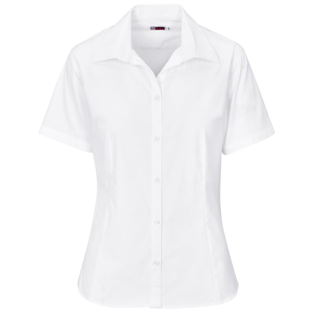 Ladies Short Sleeve Brushed Cotton Twill Moderna Shirt - Image 13