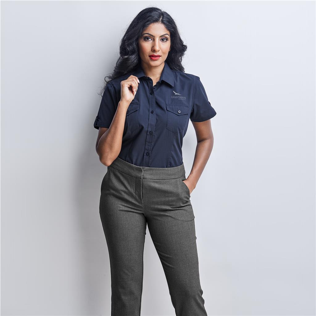 Ladies Short Sleeve Kensington Shirt - Image 2