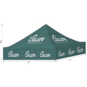 2m x 2m Gazebo Skins | Sublimated Branded Gazebo Skins