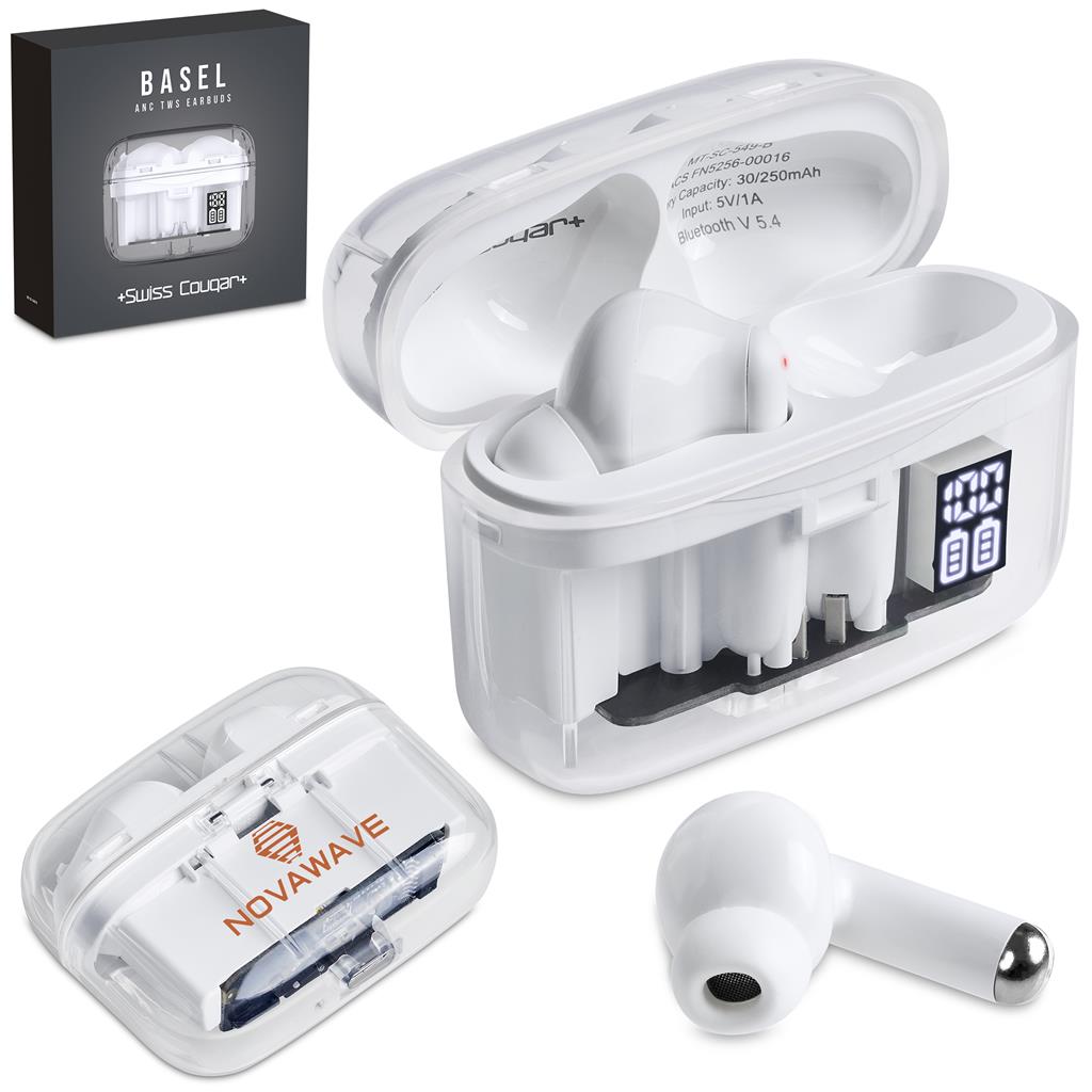 Swiss Cougar Basel Active Noise Cancelling Tws Earbuds