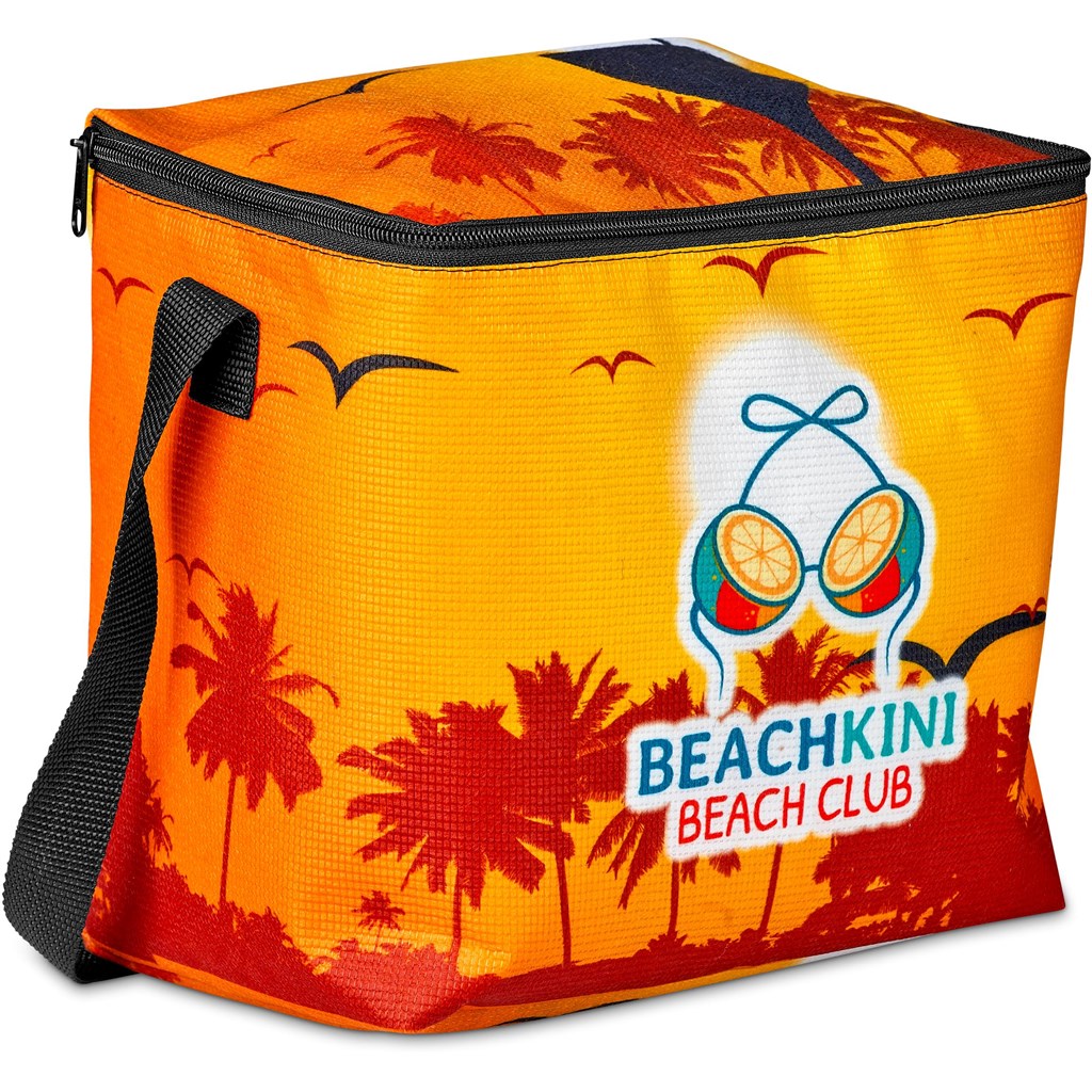 Pre-Production Sample Hoppla Quebec Recycled Pet Stitch-Bond 12 Can Cooler - Image 2