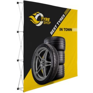 Single-Sided Straight Banner Walls SA | Media Walls