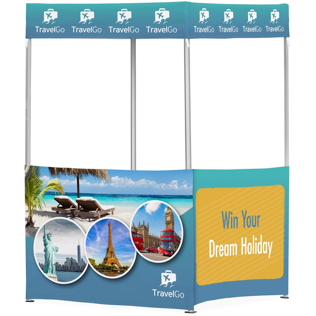 Ovation Sublimated Gazebo 1.5M X 1.5M - 2 Half-Wall Skins - Image 16