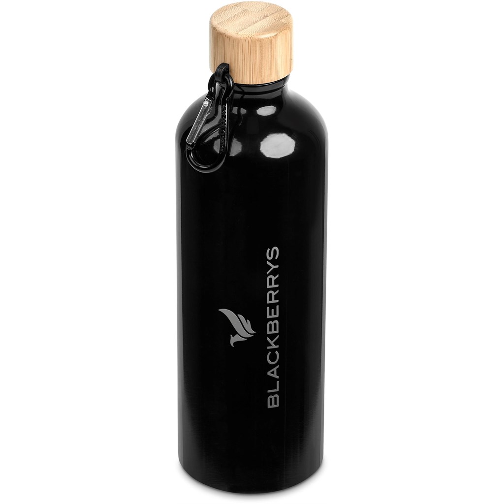Serendipio Origen Aluminium &Amp; Bamboo Water Bottle – 750Ml - Image 9