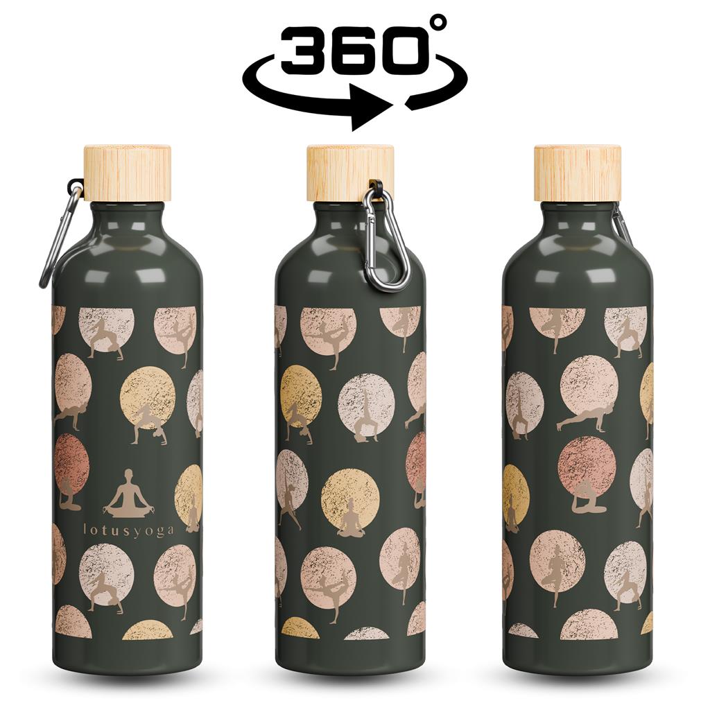Serendipio Origen Aluminium &Amp; Bamboo Water Bottle – 750Ml - Image 15