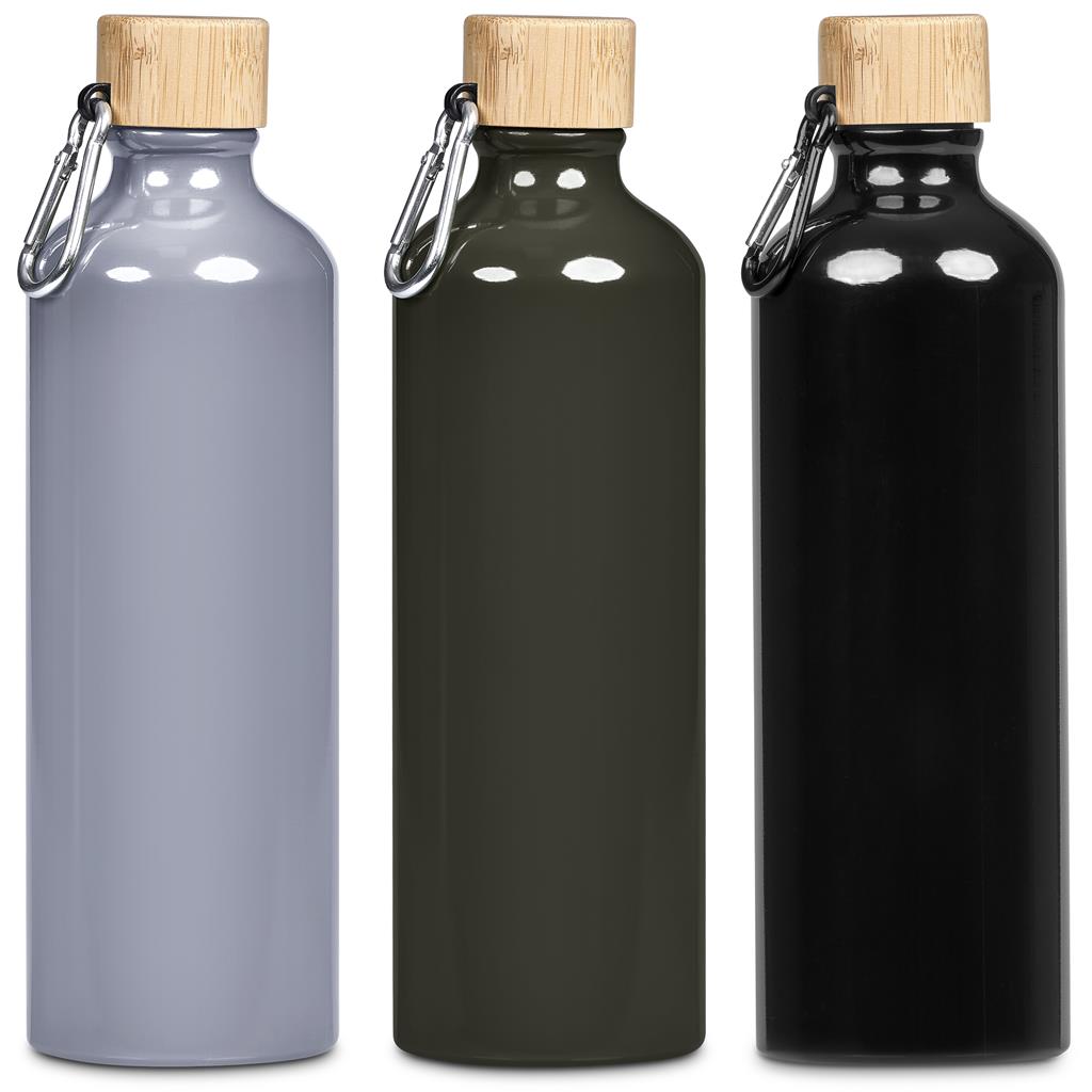Serendipio Origen Aluminium &Amp; Bamboo Water Bottle – 750Ml - Image 3