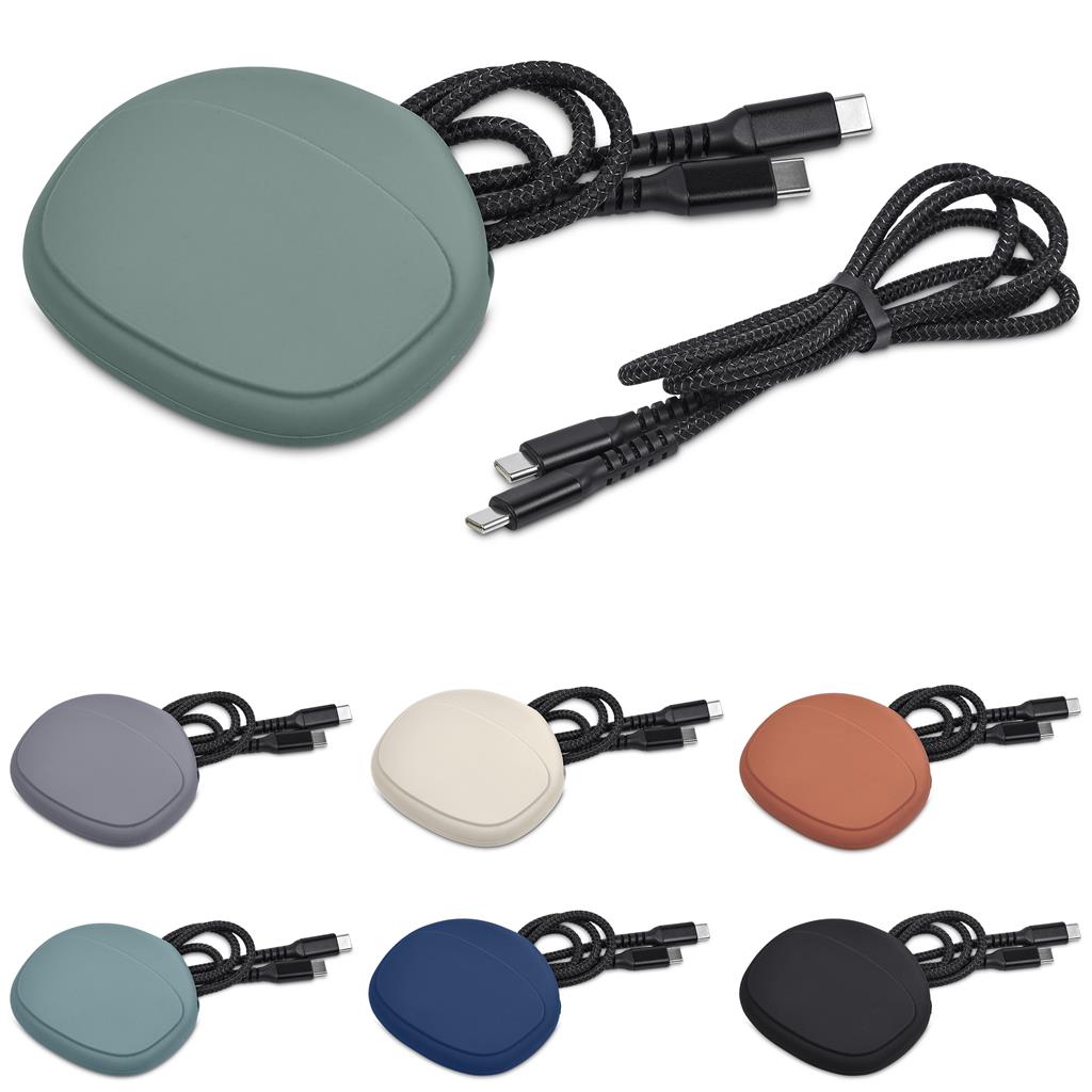 Altitude Jeffin Fast Charge Type-C To Type-C Charging Cable In Pouch - Image 6