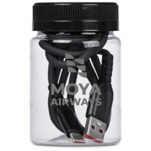 Altitude Capsit Fast Charge USB-A to Type-C Charging Cable in Jar