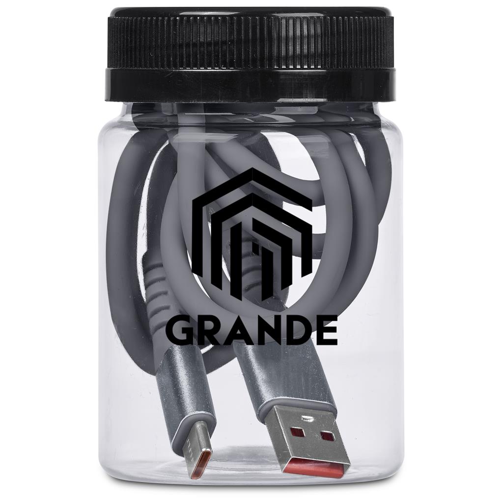 Altitude Capsit Fast Charge Usb-A To Type-C Charging Cable In Jar - Image 40