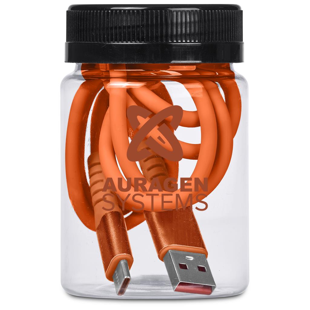 Altitude Capsit Fast Charge Usb-A To Type-C Charging Cable In Jar - Image 42
