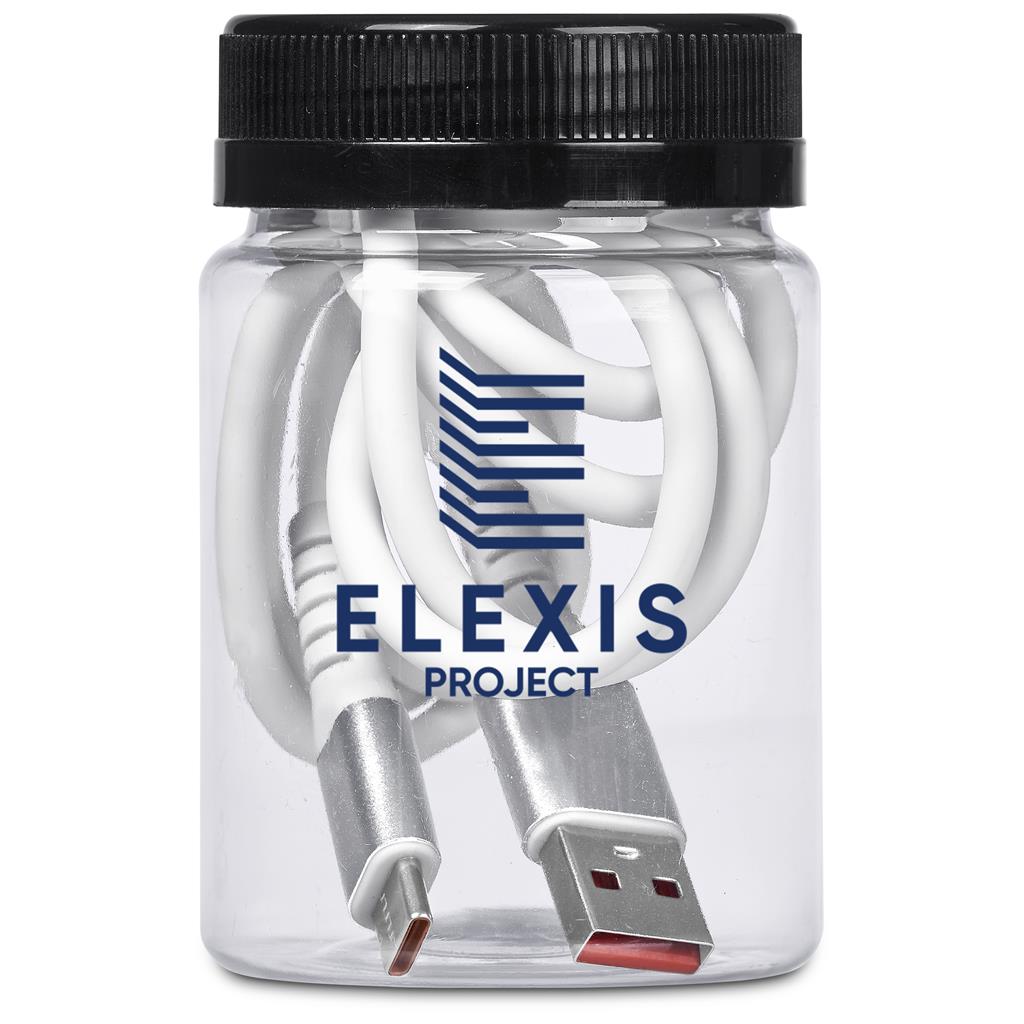 Altitude Capsit Fast Charge Usb-A To Type-C Charging Cable In Jar - Image 44