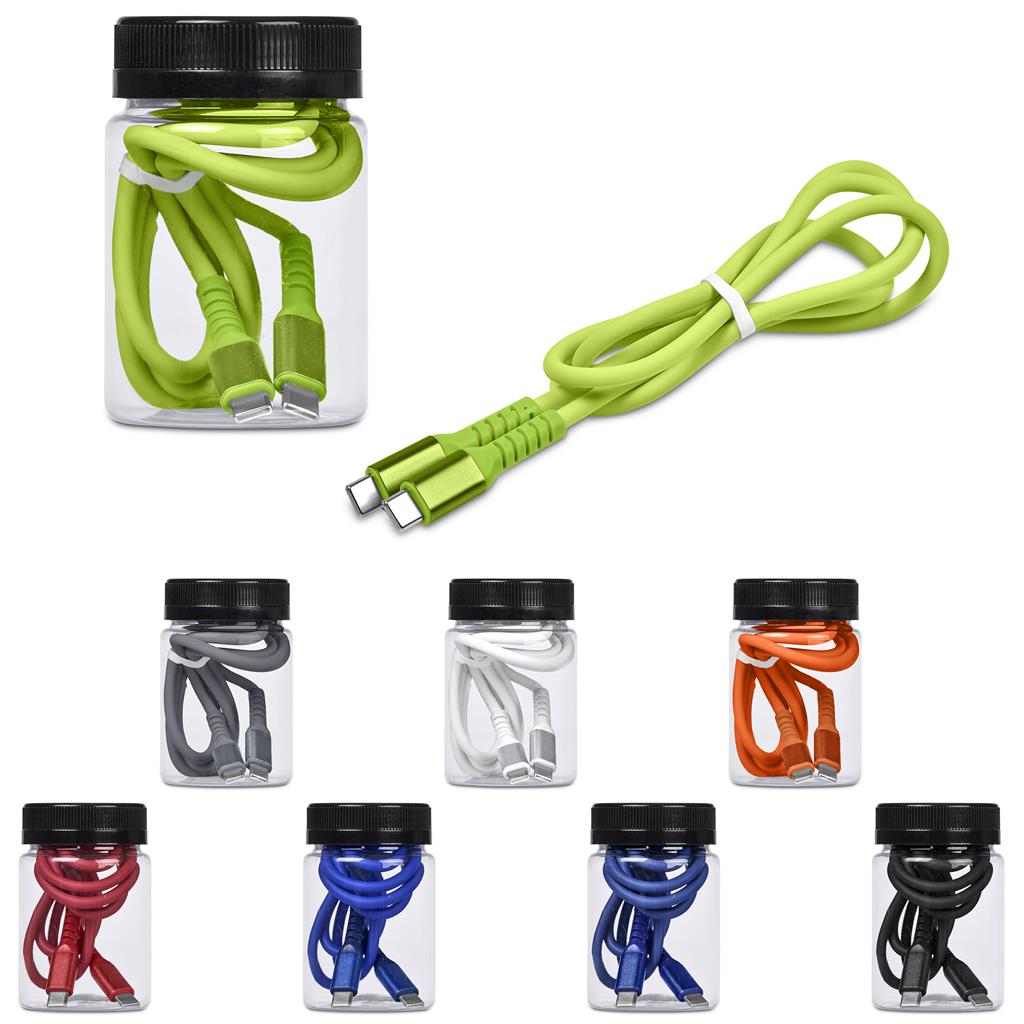 Altitude Barlitt Fast Charge Type-C To Type-C Charging Cable Cable In Jar - Image 3