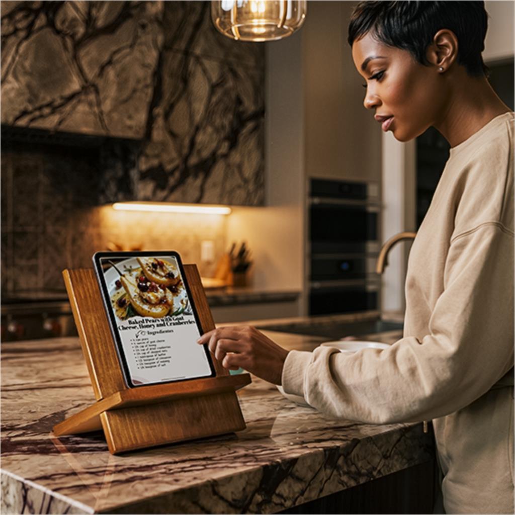 Serendipio Rustic Cookbook Stand - Image 6