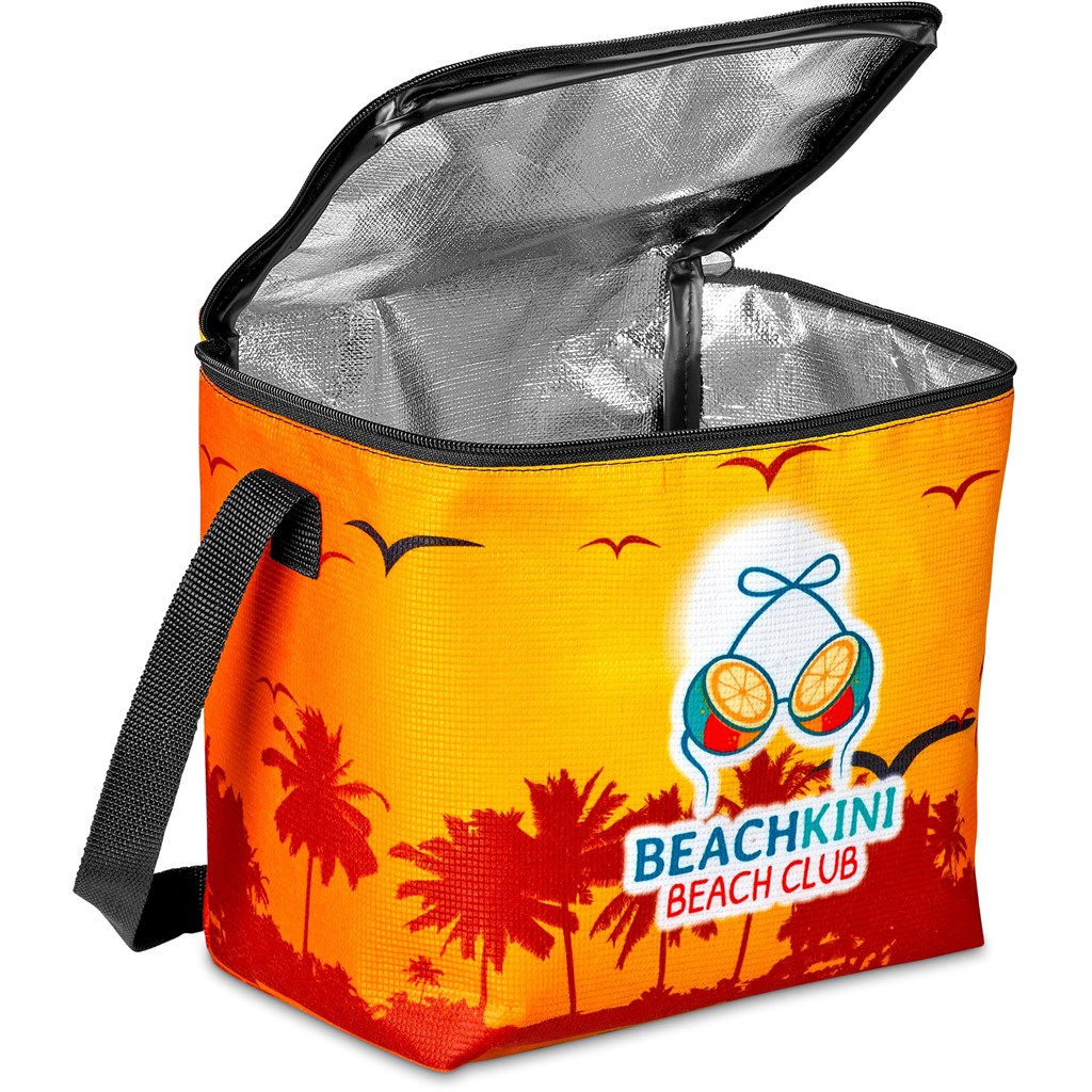 Pre-Production Sample Hoppla Quebec Recycled Pet Stitch-Bond 12 Can Cooler - Image 14