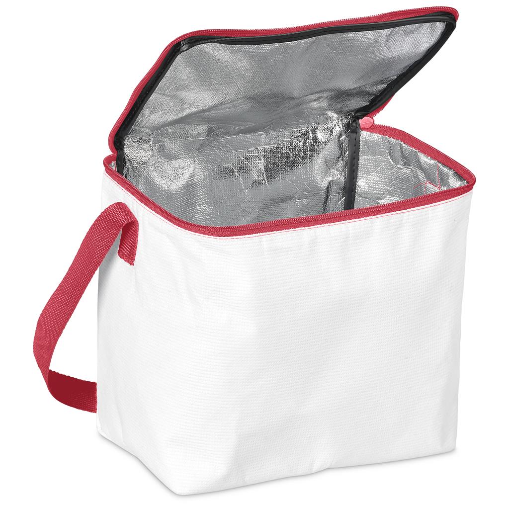 Pre-Production Sample Hoppla Quebec Recycled Pet Stitch-Bond 12 Can Cooler - Image 7