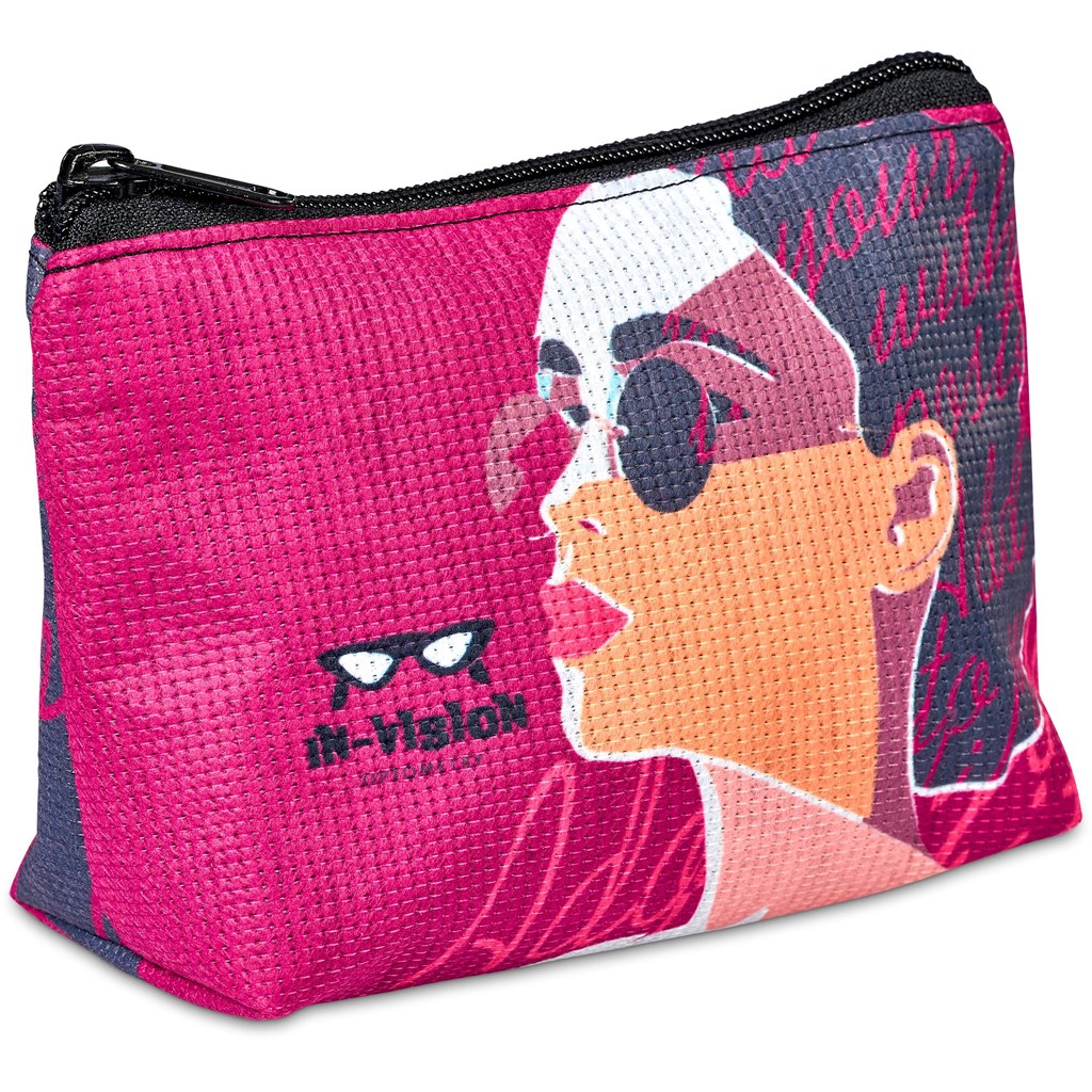 Pre-Production Sample Hoppla Recycled Pet Stitch-Bond Mini Toiletry Bag - Image 12