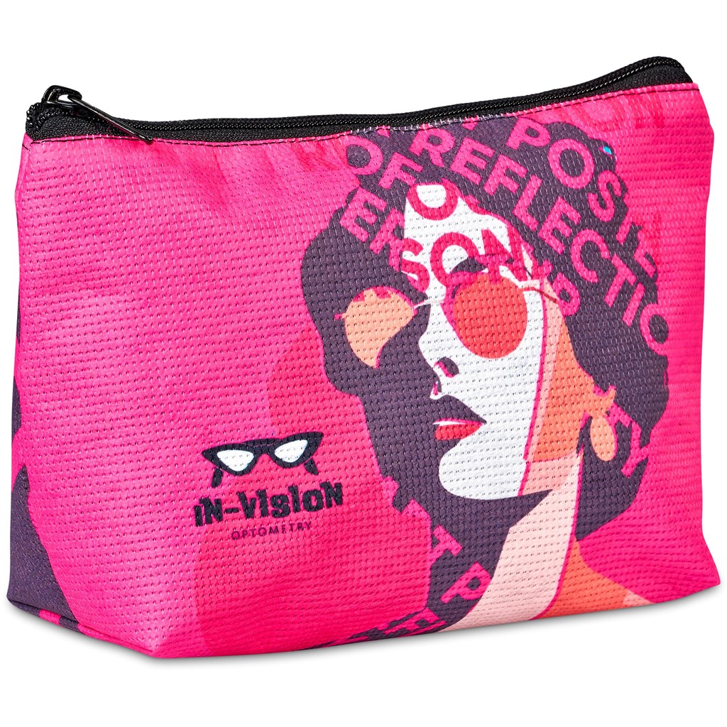 Pre-Production Sample Hoppla Leanne Recycled Pet Stitch-Bond Midi Toiletry Bag - Image 8