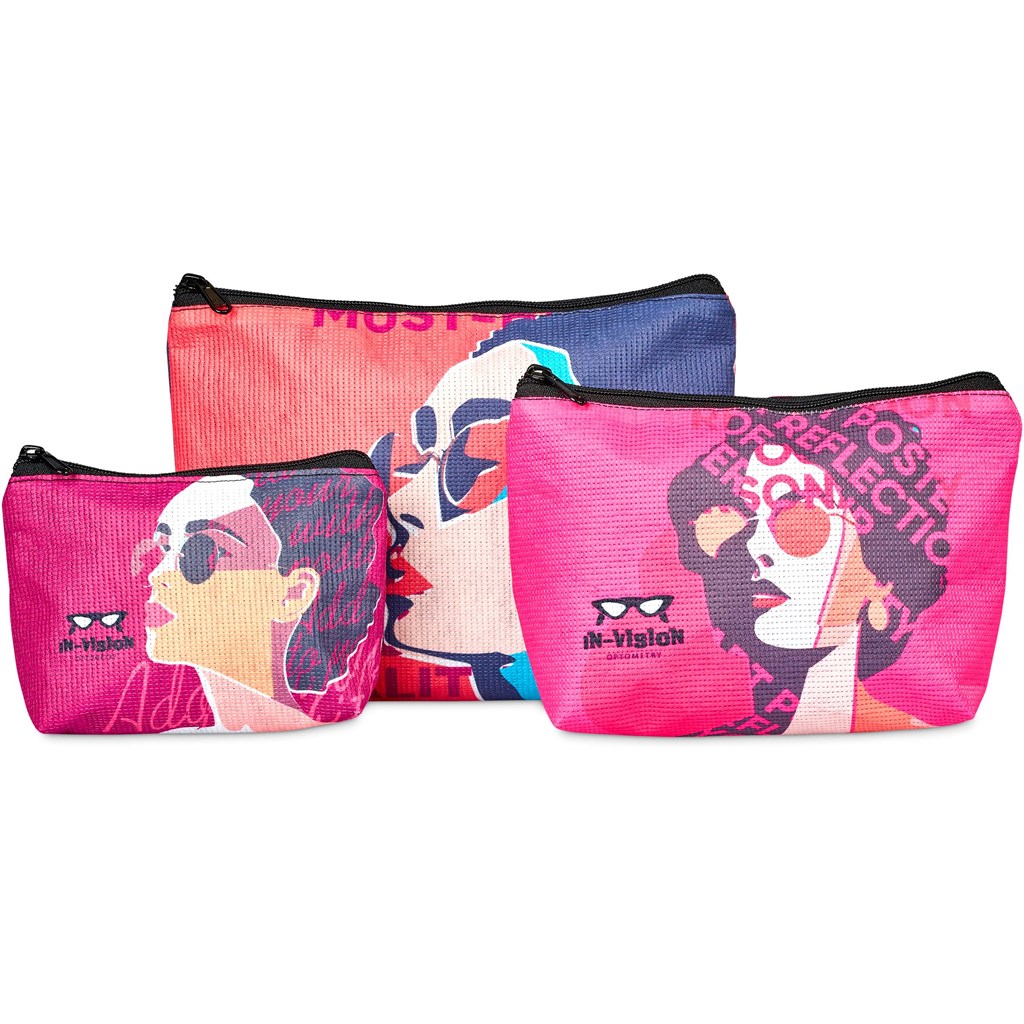 Pre-Production Sample Hoppla Leanne Recycled Pet Stitch-Bond Midi Toiletry Bag - Image 11