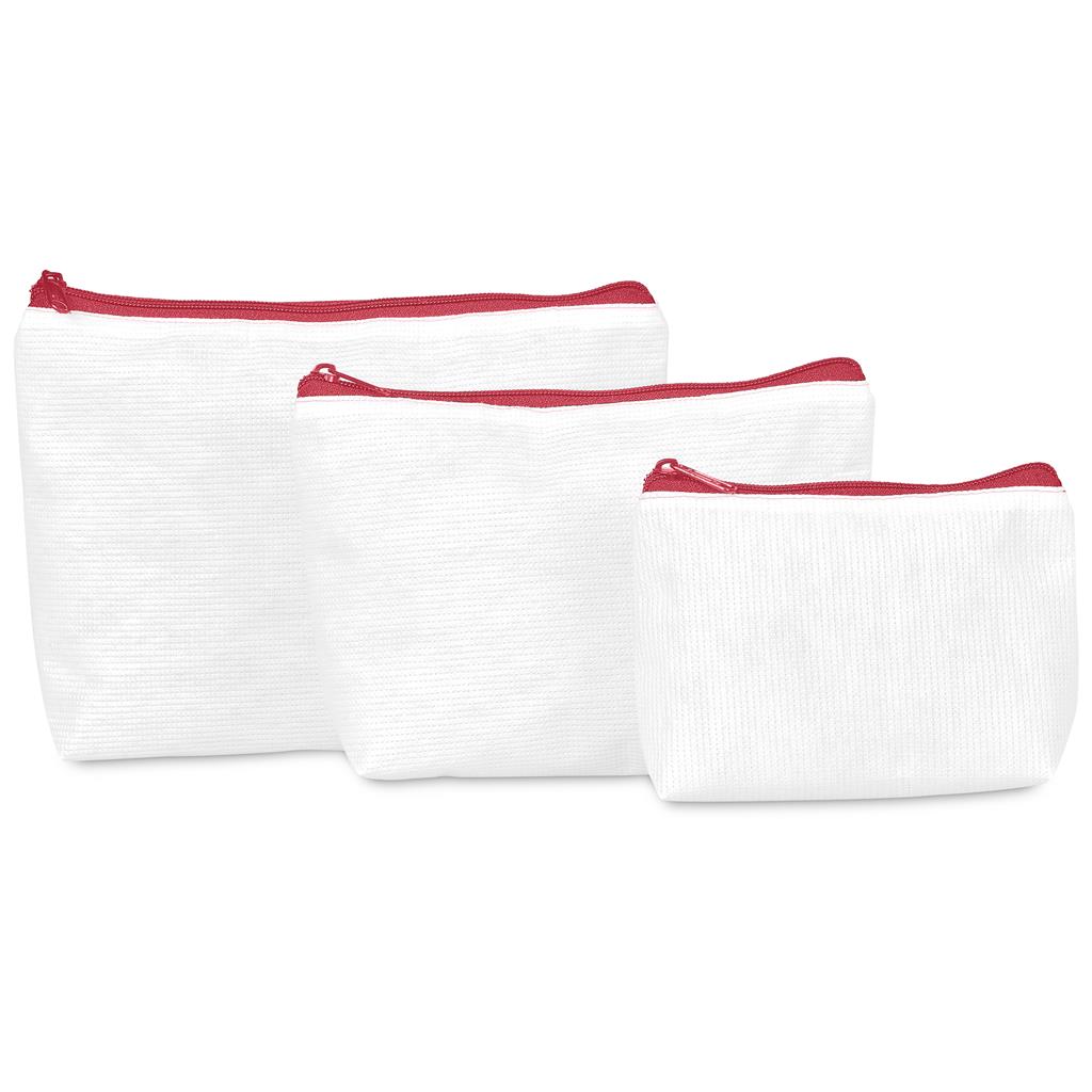 Pre-Production Sample Hoppla Leanne Recycled Pet Stitch-Bond Midi Toiletry Bag - Image 4