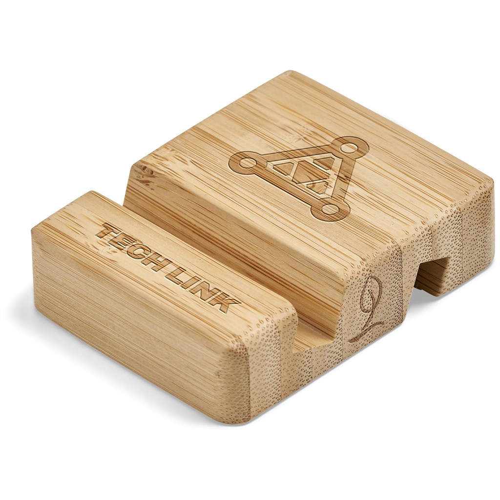 Okiyo Shinpura Bamboo Phone &Amp; Tablet Stand - Image 3