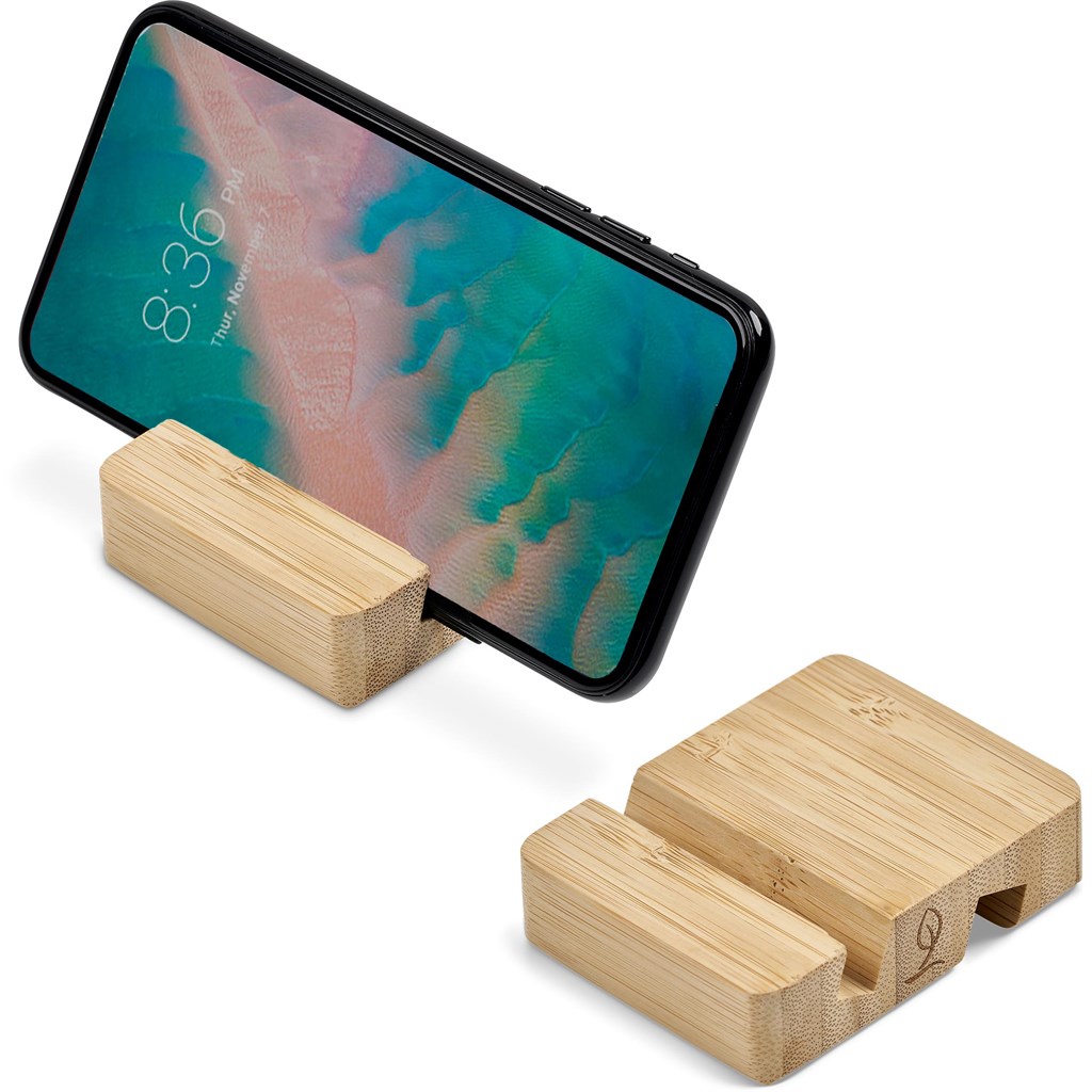 Okiyo Shinpura Bamboo Phone &Amp; Tablet Stand - Image 4