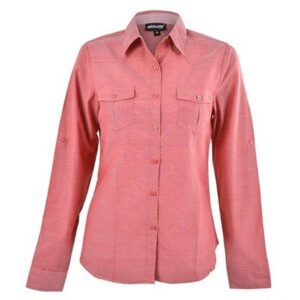 Ladies Long Sleeve Ruby Shirt - Red